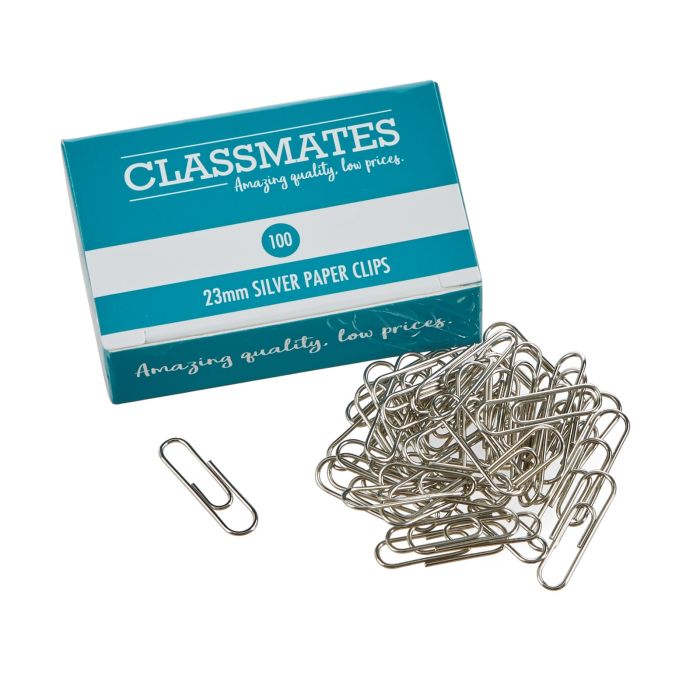 Classmates Paper Clips Small 22mm - Pack of 1000 Classmates Paper Clips Small 22mm - Pack of 1000