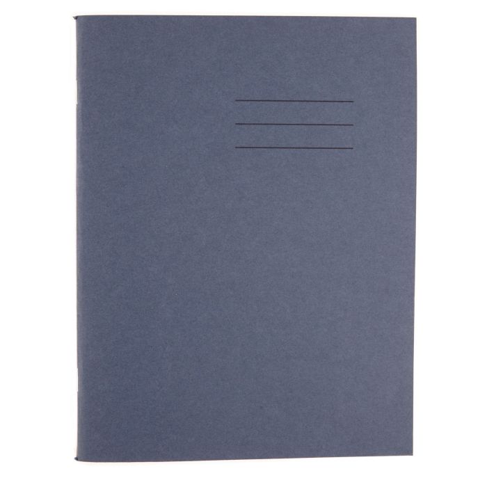 9 x 7" Exercise Book 32 Page Plain - Blue - Pack of 100 9 x 7" Exercise Book 32 Page Plain - Blue - Pack of 100