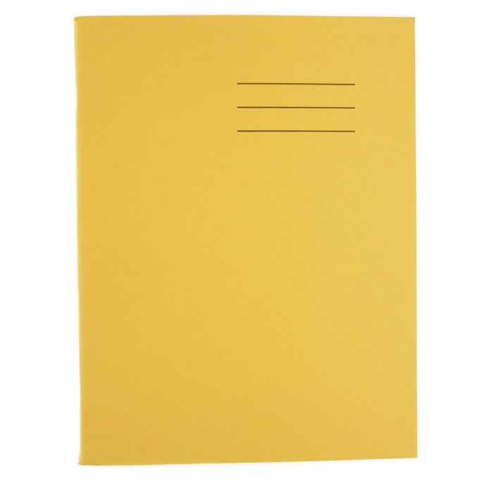 Exercise Book 8 x 6.5 - 80 Pages - 7mm Squared - Yellow - Pack of 100 Exercise Book 8 x 6.5 - 80 Pages - 7mm Squared - Yellow - Pack of 100