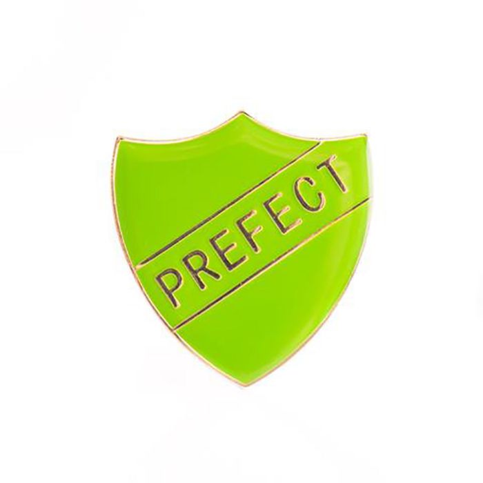Prefect Shield Badge - Green - Pack of 10 Prefect Shield Badge - Green - Pack of 10