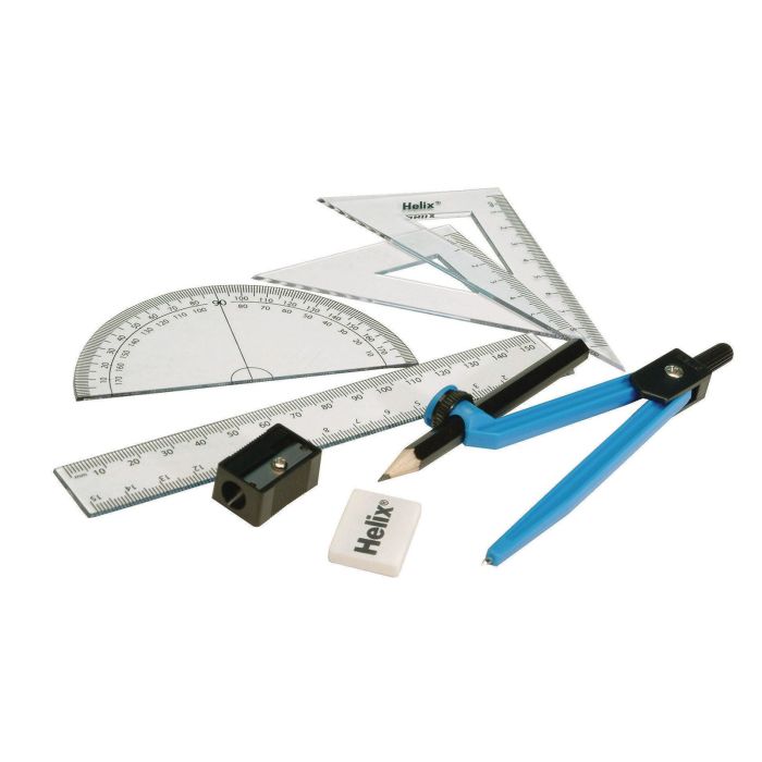 Helix Compact Maths Set - Pack of 12 Helix Compact Maths Set - Pack of 12