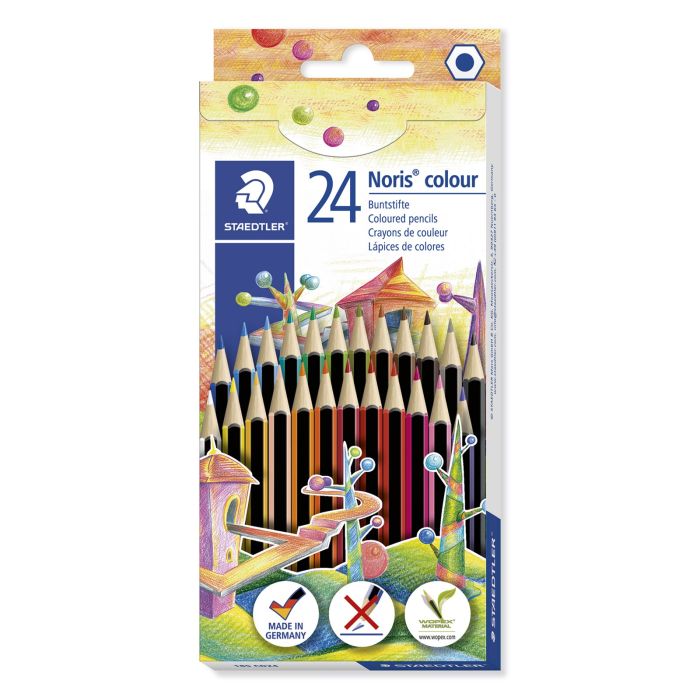 Staedtler High Pigment Coloured Pencils - Assorted - Pack of 24