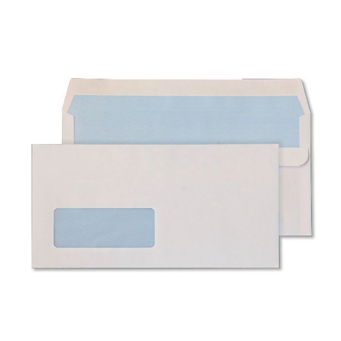 DL White Self Seal Wallet Envelopes - Pack of 1000