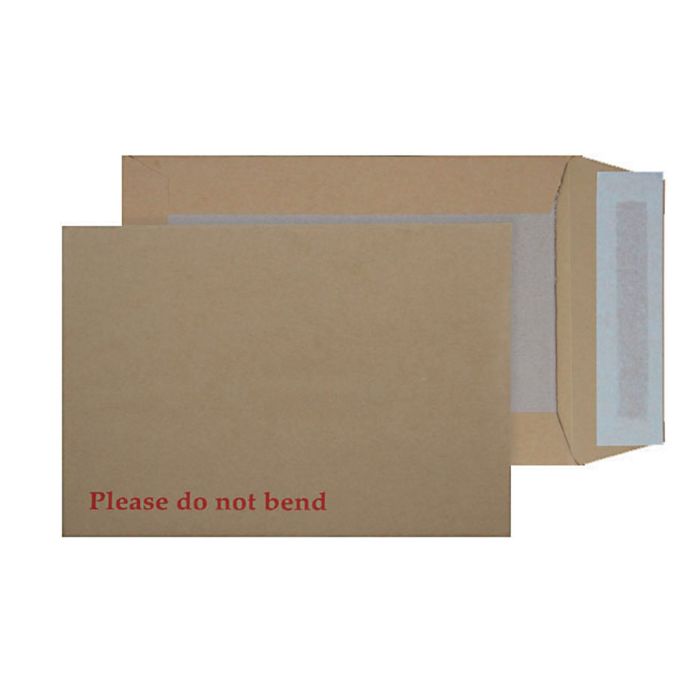C4 Manilla Peel 'n' Stick Flap Envelopes - Pack of 125