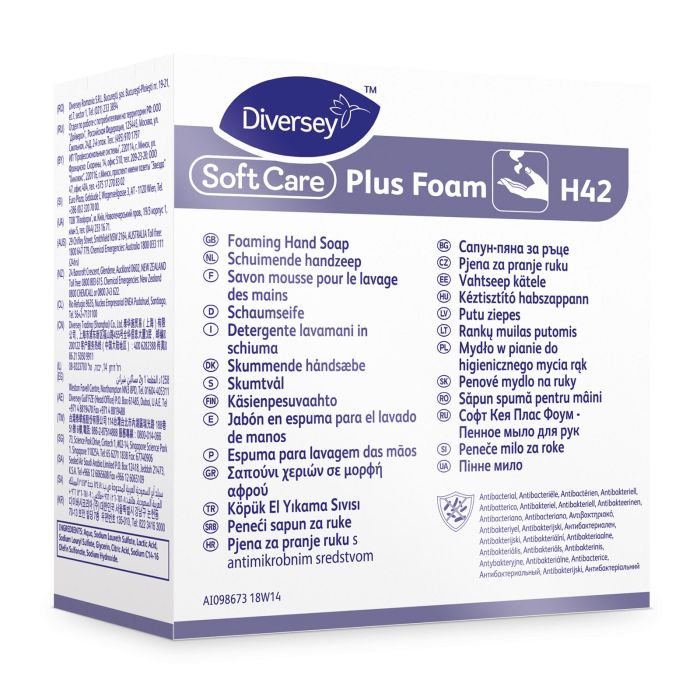 Soft Care Plus Foam H42 - 700ml - Pack of 6 Soft Care Plus Foam H42 - 700ml - Pack of 6