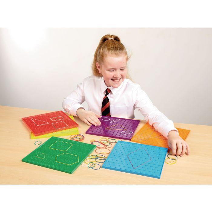 Double-Sided Geoboards Set of 6
