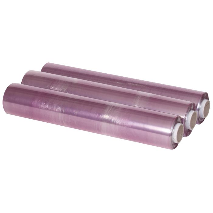 Clingfilm (Perforated) - 255 x 500m - Pack of 3 Clingfilm (Perforated) - 255 x 500m - Pack of 3