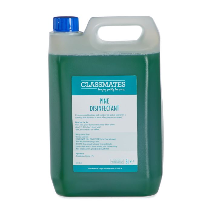 Classmates Disinfectant - Pine - 5L - Pack of 2 Classmates Disinfectant - Pine - 5L - Pack of 2