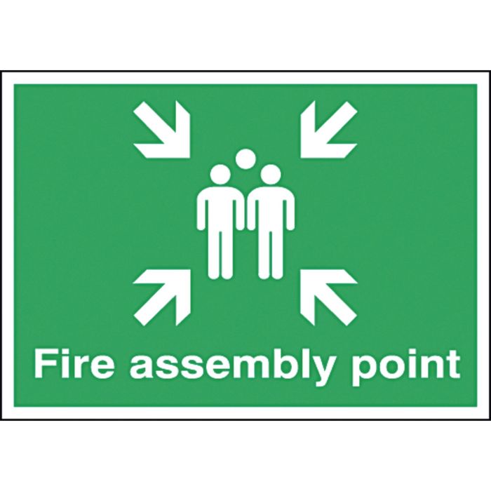 Safety Signs - Fire Assembly Point - 450 x 600mm PVC