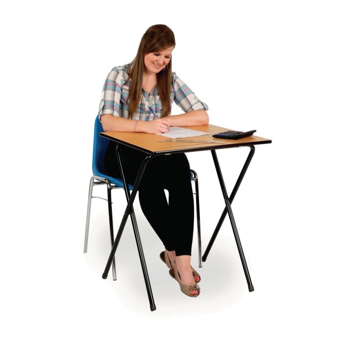 Classmates Folding Examination Desk - Pack of 2 Classmates Folding Examination Desk - Pack of 2