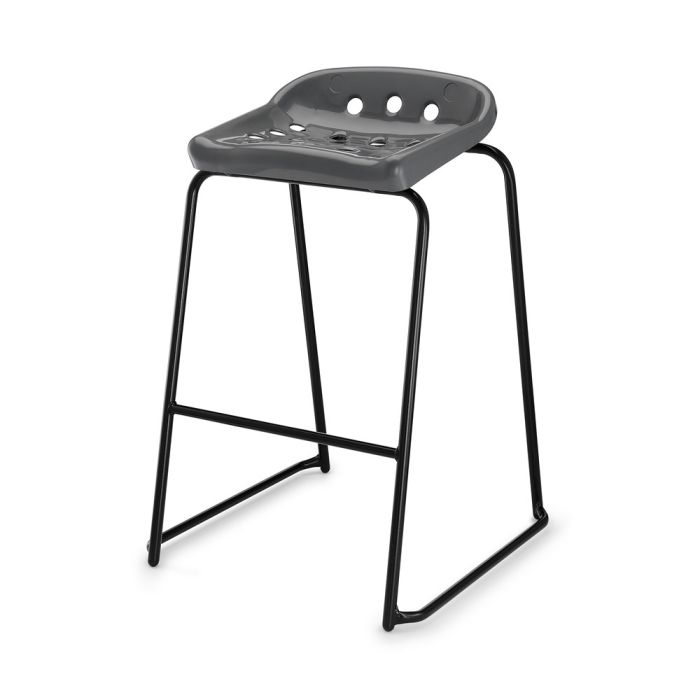Pepperpot Stool - H430mm - Grey