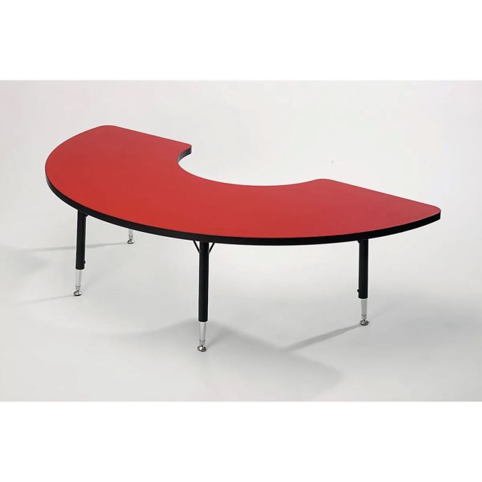 Tuf-Top Arc Height Adjustable Table Red