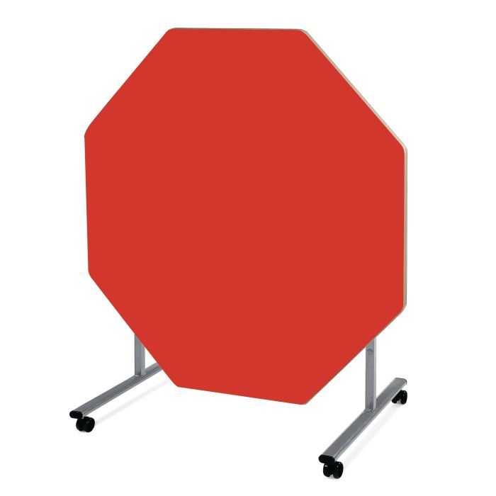 Tilt Top Table - Octagonal - 6-8yrs - Red