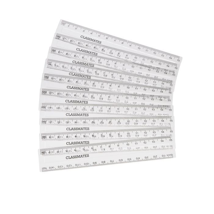 Classmates Rulers Transparent 150mm - Pack of 100