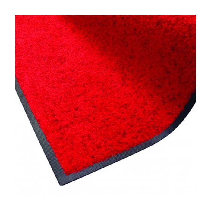 Tri-Grip Floor Mat 890 x 1190mm Gripper Backed -  Red/Black