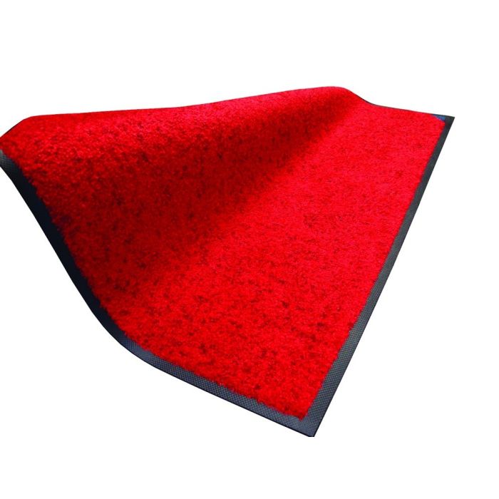 Tri-Grip Floor Mat 890 x 1500mm Gripper Backed -  Red/Black