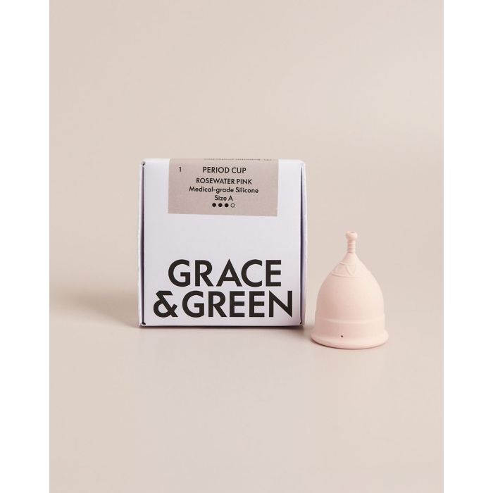 Grace & Green Period Cup Rosewater Pink-Size A Grace & Green Period Cup Rosewater Pink-Size A