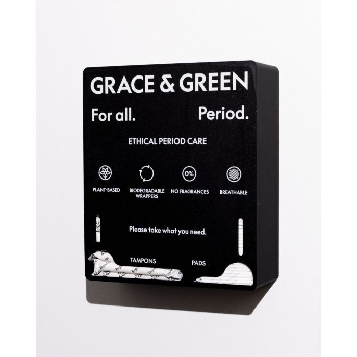 Grace & Green Standard Pad and Tampon Dispenser-Acrylic Grace & Green Standard Pad and Tampon Dispenser-Acrylic