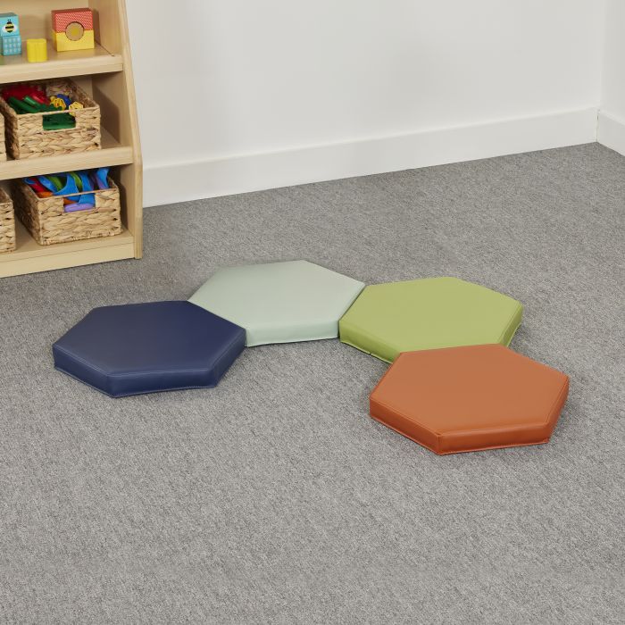 Wisdom Hexagonal Modular  Soft Seating Set - Small
