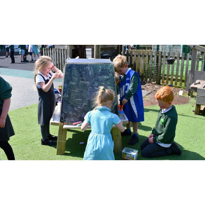 Pentagon Play Outdoor Group Art Easel Pentagon Play Outdoor Group Art Easel