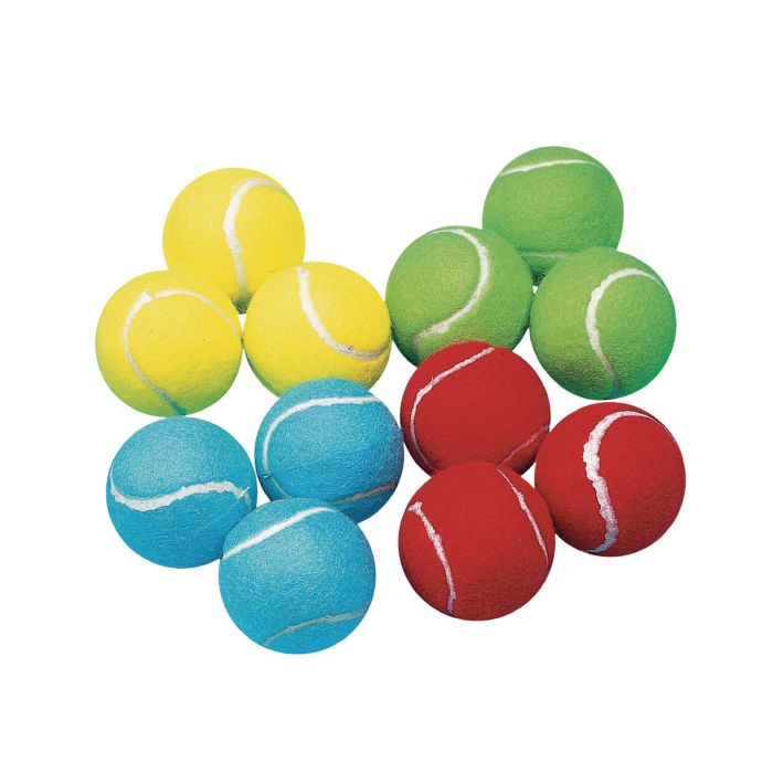 Coloured Balls - Assorted - Pack of 12 Coloured Balls - Assorted - Pack of 12