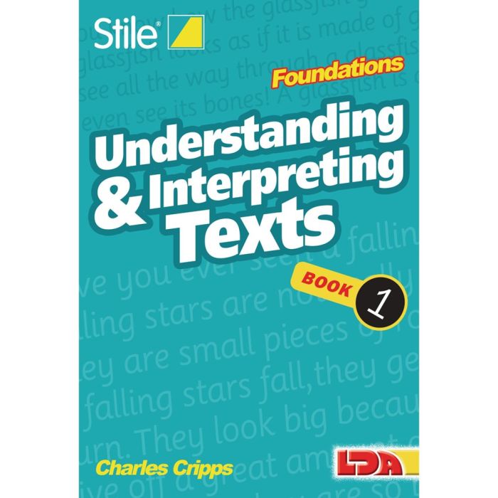 Stile Understanding & Interpreting Texts Foundations - Single Pack
