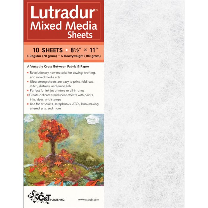 Lutradur Mixed Media Sheets US Letter. Pack of 10 Lutradur Mixed Media Sheets US Letter. Pack of 10