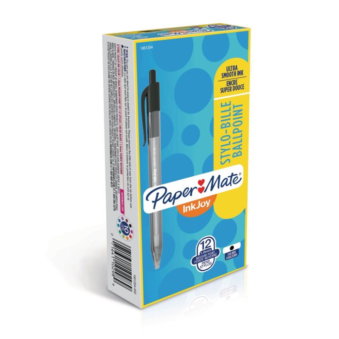 Paper Mate Inkjoy 100 Ballpoint Pen Black - Pack of 20 Paper Mate Inkjoy 100 Ballpoint Pen Black - Pack of 20