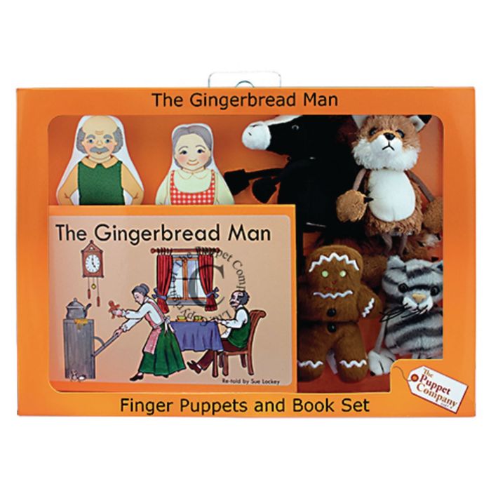 The Gingerbread Man Puppet and Book Set The Gingerbread Man Puppet and Book Set