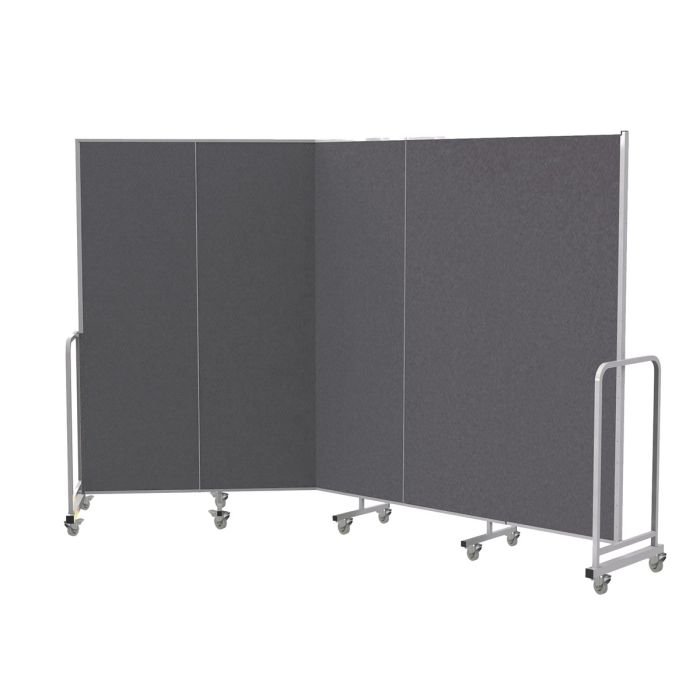 Sound Absorbing Mobile Partitioning - 1940 x 4200mm - Grey Sound Absorbing Mobile Partitioning - 1940 x 4200mm - Grey
