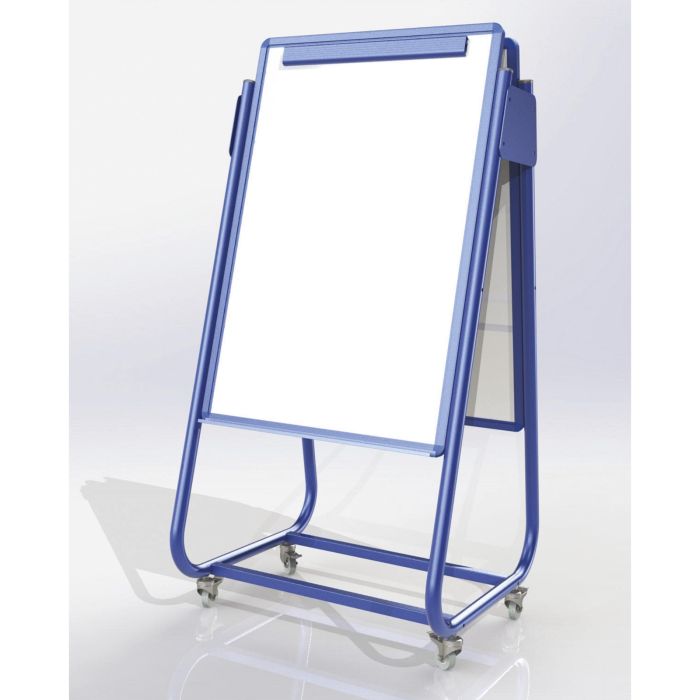 Mobile Magnetic Display Easel - Double Sided - Blue Mobile Magnetic Display Easel - Double Sided - Blue