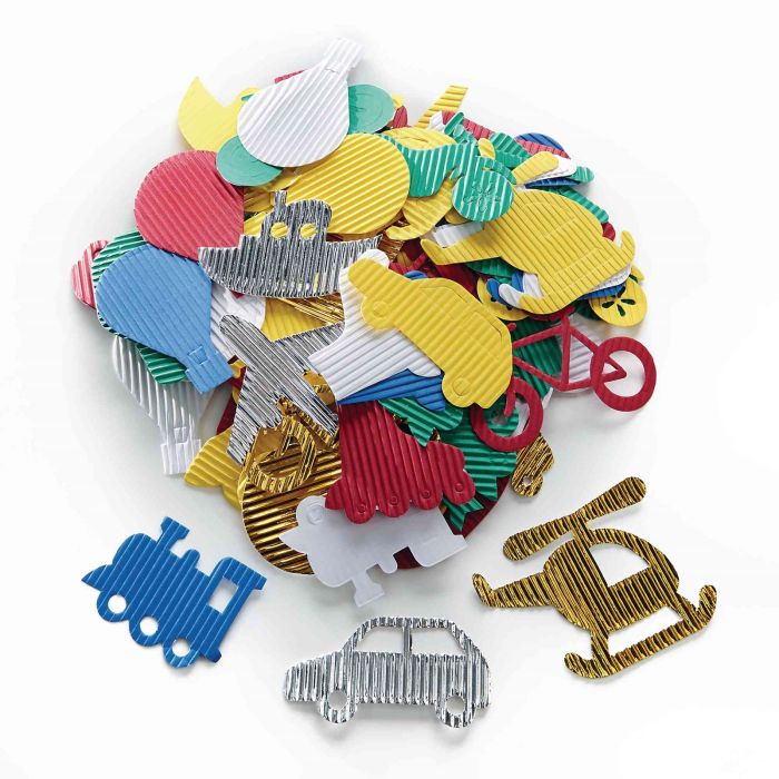 Corrugated Die Cut Transport Shapes - Pack of 100 Corrugated Die Cut Transport Shapes - Pack of 100