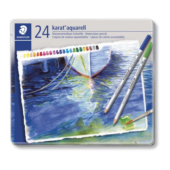 Staedtler Karat Aquarell Colouring Pencils - Pack of 24