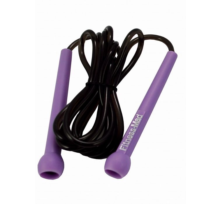 Fitness Mad Studio Pro Speed Rope - 8ft - Black/Purple