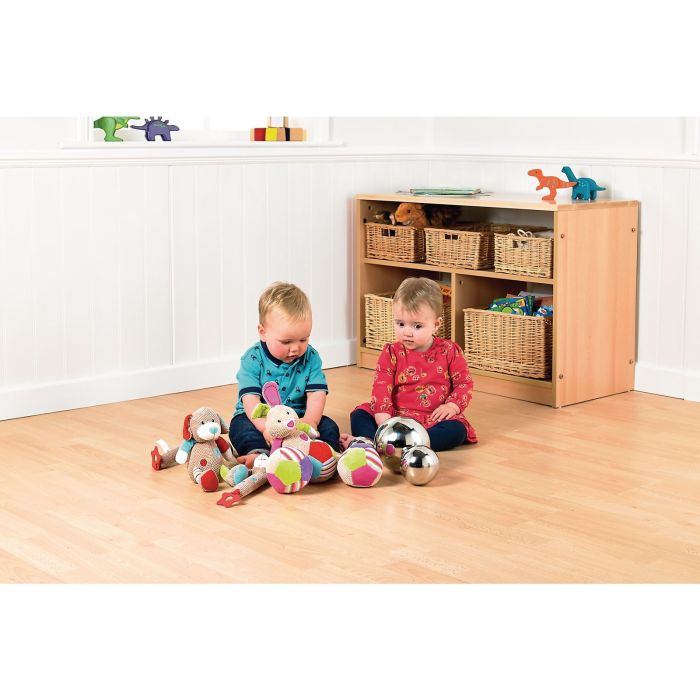 TickiT Sensory Reflective Silver Balls - Pack of 4 TickiT Sensory Reflective Silver Balls - Pack of 4