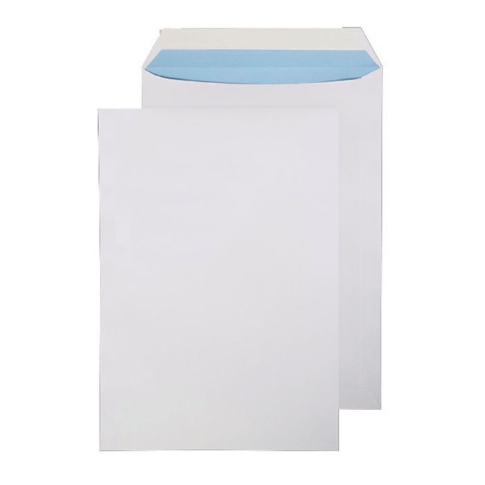 C4 White Peel and Seal Pocket Envelopes - Pack of 250