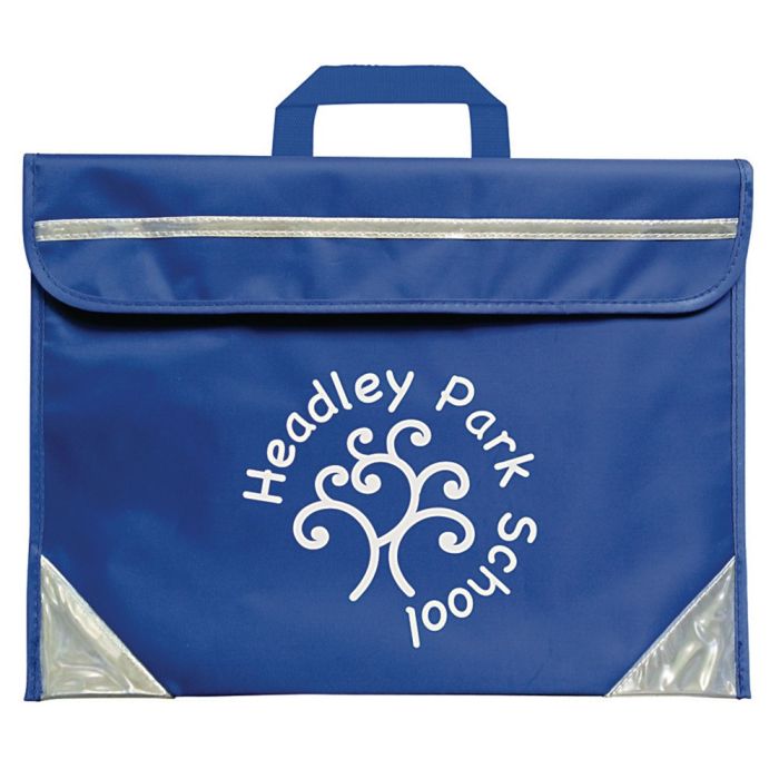 Mapac Personalised Duo Book Bag - Royal Blue - Pack of 25 Mapac Personalised Duo Book Bag - Royal Blue - Pack of 25