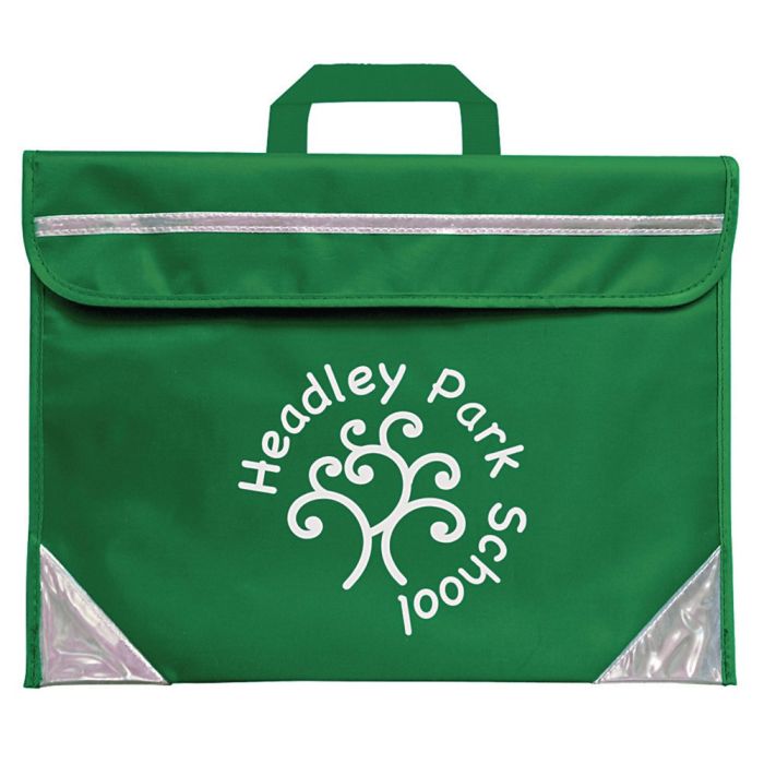 Mapac Personalised Duo Book Bag - Emerald - Pack of 25 Mapac Personalised Duo Book Bag - Emerald - Pack of 25
