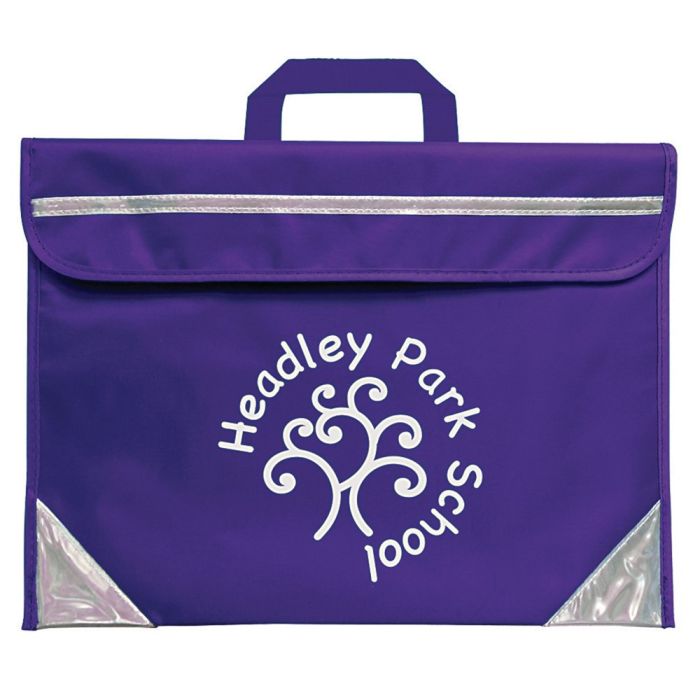 Mapac Personalised Duo Book Bag - Purple - Pack of 25 Mapac Personalised Duo Book Bag - Purple - Pack of 25