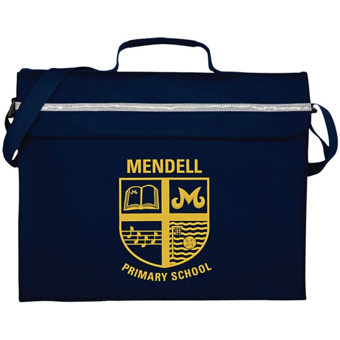 Personalised Primo Book Bag - Navy - Pack of 25 Personalised Primo Book Bag - Navy - Pack of 25