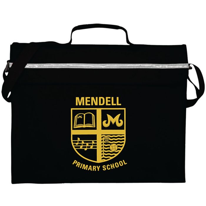 Personalised Primo Book Bag - Black - Pack of 25 Personalised Primo Book Bag - Black - Pack of 25