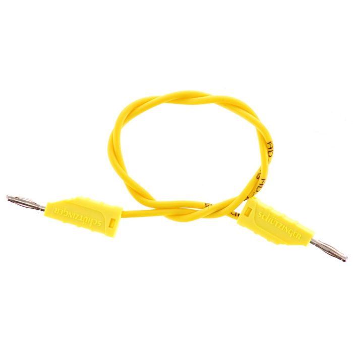 2mm Stackable Plug Leads - 300mm - Yellow 2mm Stackable Plug Leads - 300mm - Yellow