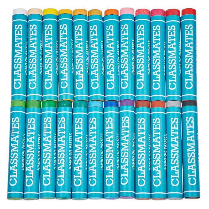 Classmates Oil Pastels - Jumbo - Pack of 24 Classmates Oil Pastels - Jumbo - Pack of 24