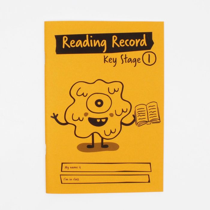 A5 Reading Record Book 36 Page Ruled - Orange - Pack of 30