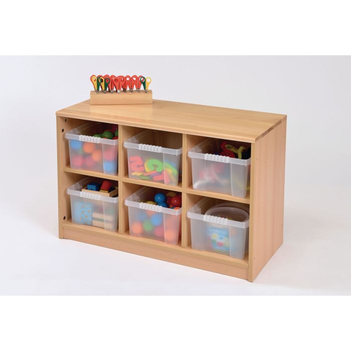 Room Scenes 6 Tray Storage Unit with Clear Trays Room Scenes 6 Tray Storage Unit with Clear Trays