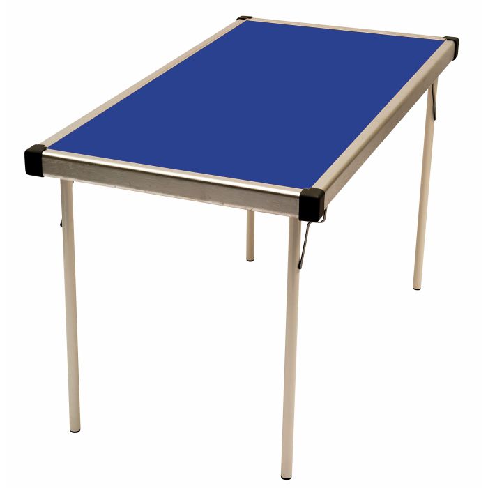 Fast Fold Table 1830 x 610 x 460mm - Blue