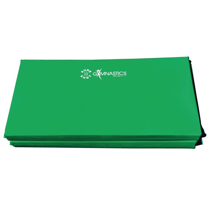 Sure Shot Foldable Mat - 2.4m x 1.2m x 60mm - Green Sure Shot Foldable Mat - 2.4m x 1.2m x 60mm - Green