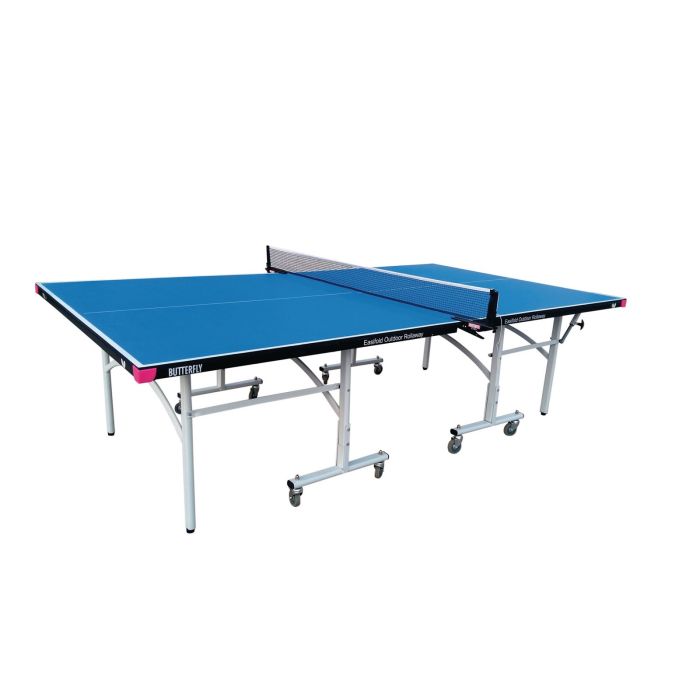 Butterfly Easifold Outdoor Rollaway Table - Blue Butterfly Easifold Outdoor Rollaway Table - Blue