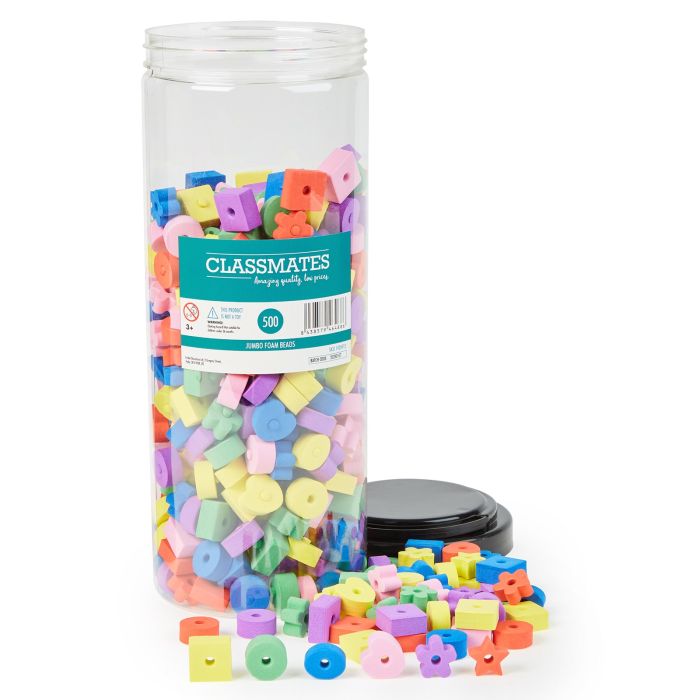 Jumbo Foam Beads - Pack of 500