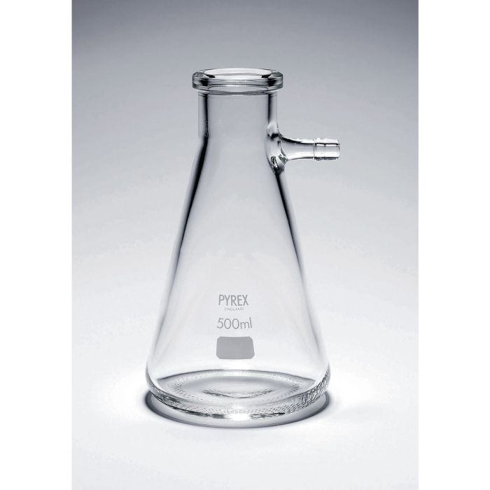Pyrex Heavy Wall Filter Flask with Side Arm - 250ml - Pack of 10